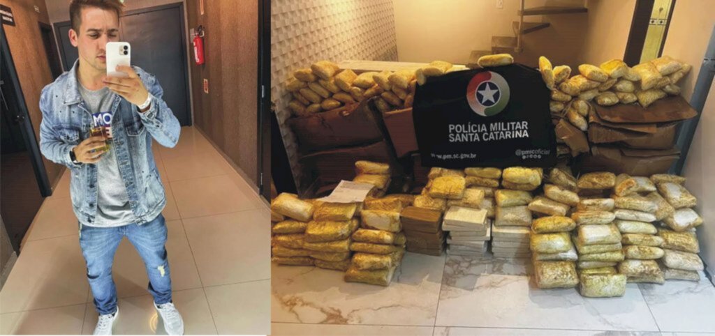 Filho de vereador e campeão de Karatê, empresário catarinense é preso com carga de cocaína.