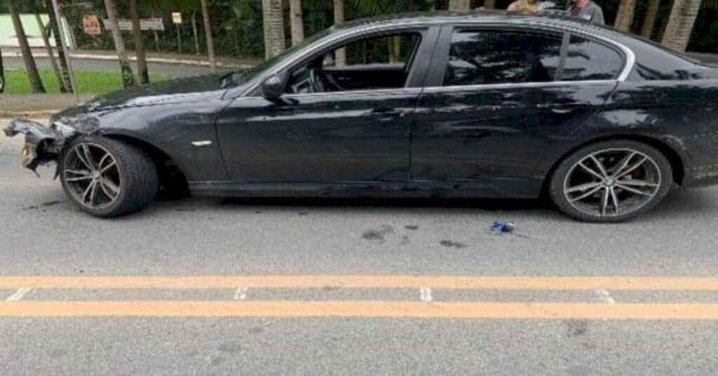 MOTORISTA CAUSA ACIDENTE, TENTA FUGIR E ACABA PRESO EM INDAIAL