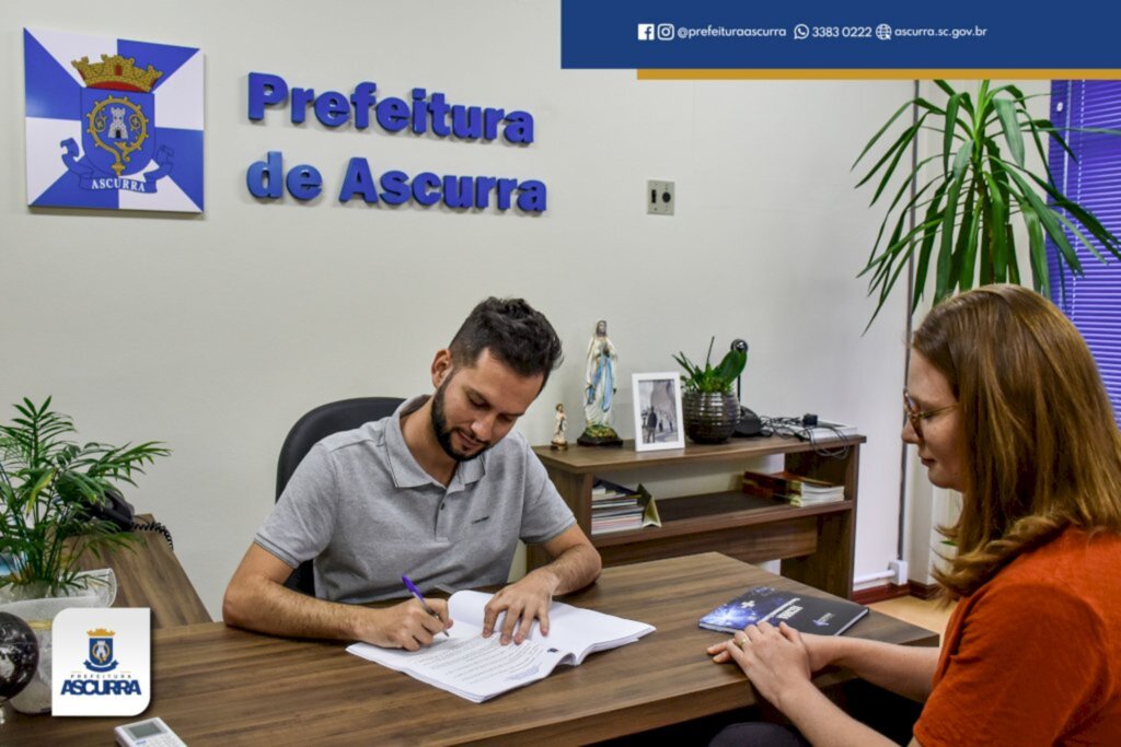 Novo Plano Diretor de Ascurra está sancionado.
