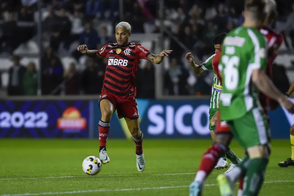  - Juventude x Flamengo: João Gomes — Foto: Marcelo Cortes / Flamengo