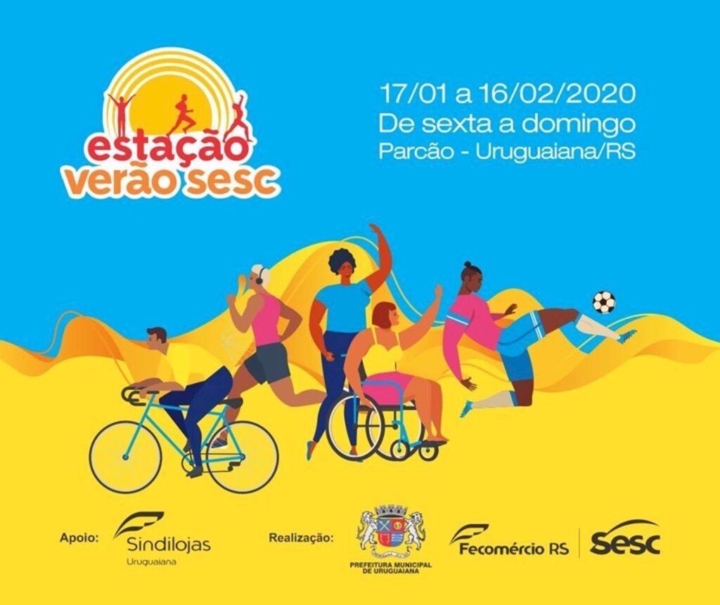 Estação Verão Sesc tem atividades de ginástica, corrida e vôlei no Parcão