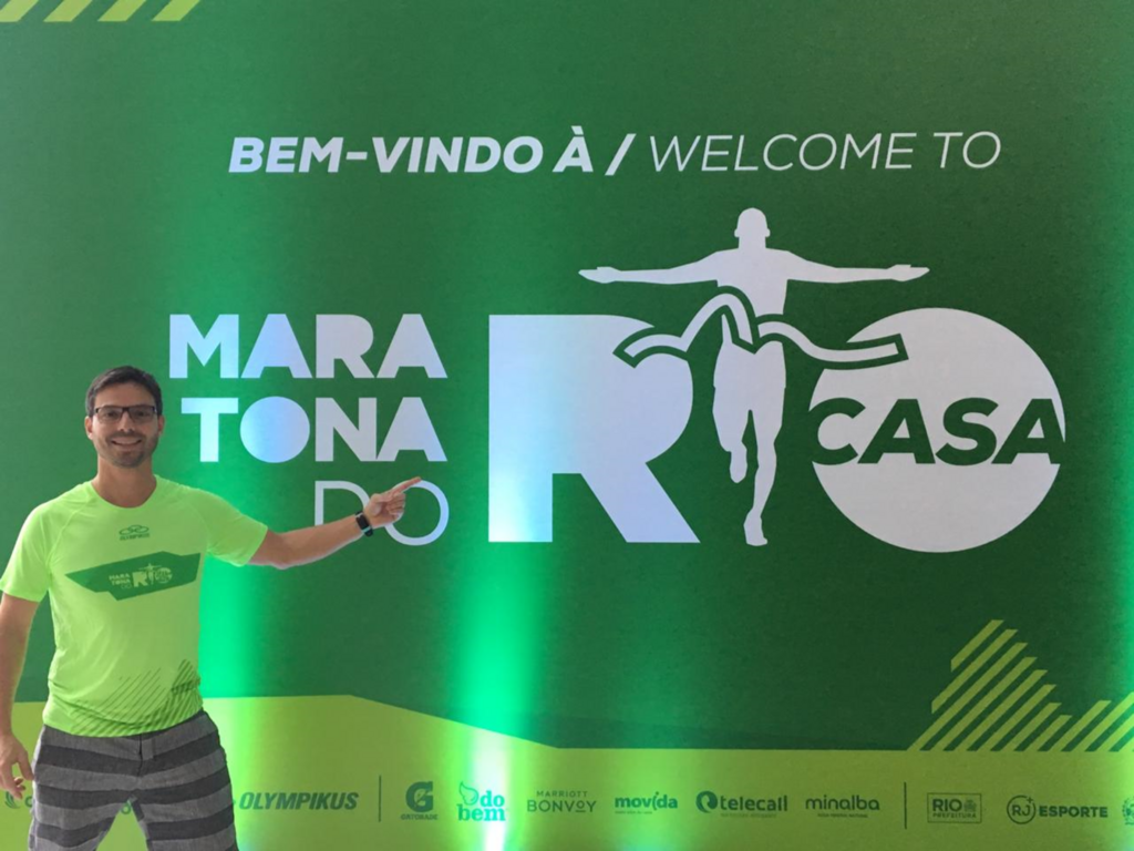 Arquivo Pessoal - Eduardo Freitas fará o Desafio Cidade Maravilhosa, onde o participante corre 21k no sábado e 42k no domingo