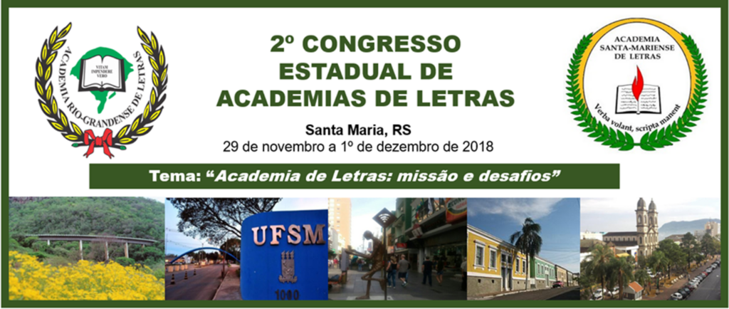 Congresso Estadual de Academia de Letras acontece mês que vem