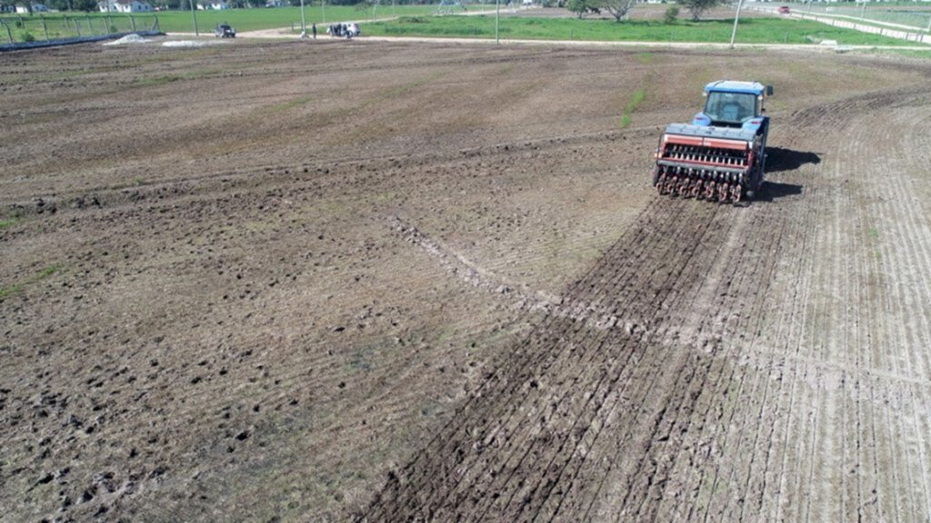 Inicia plantio da área da Abertura Oficial da Colheita do Arroz