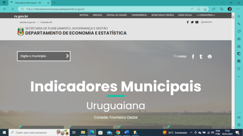 Governo lança Portal de Indicadores Municipais