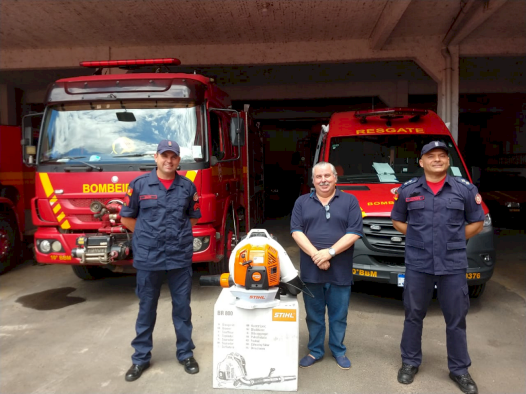 Bombeiros recebe soprador para combate a incêndio