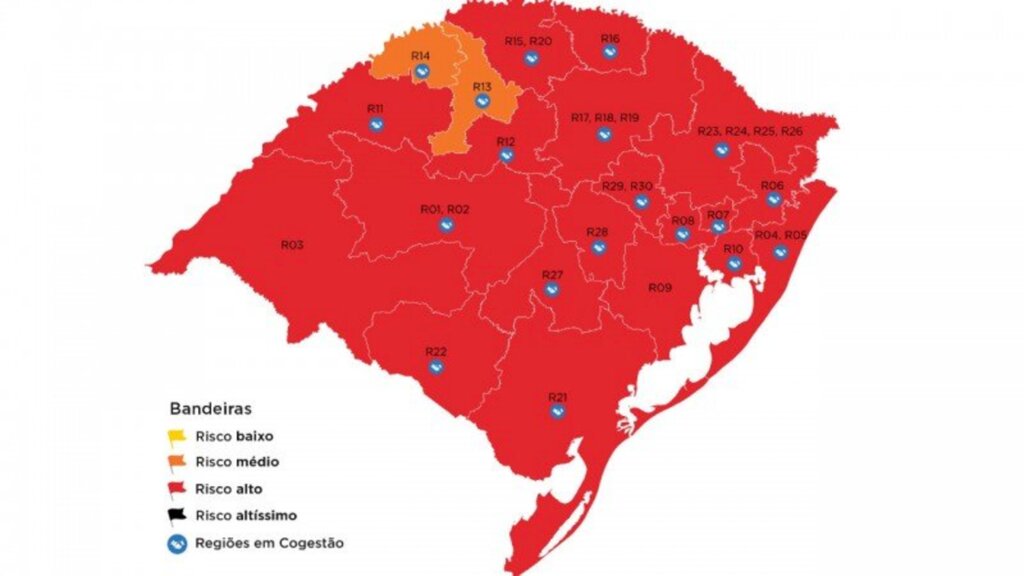 Uruguaiana volta à bandeira vermelha