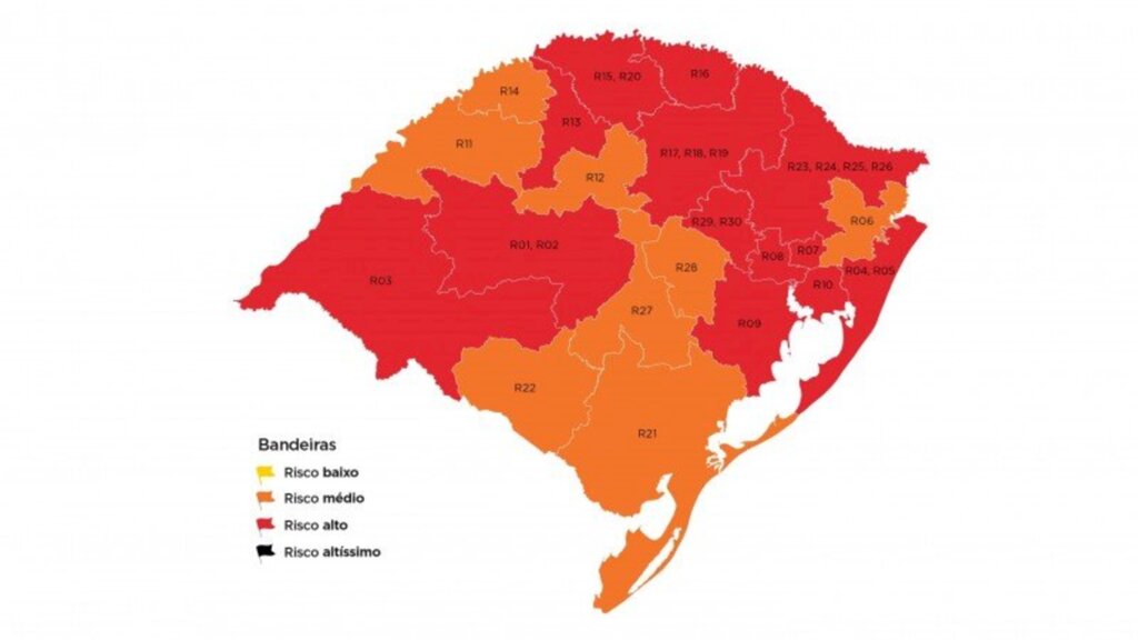 Uruguaiana entra na bandeira vermelha