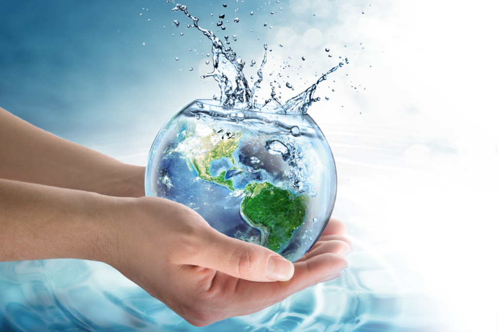 Divulgação - Cerca de 71% da superfície da Terra é coberta por água em estado líquido