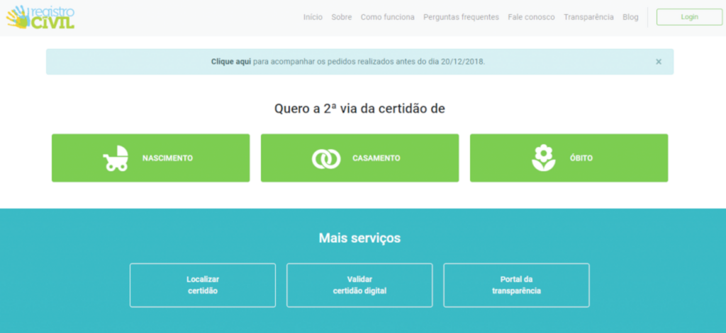 Cartórios de Registro Civil orientam população a utilizar serviços online