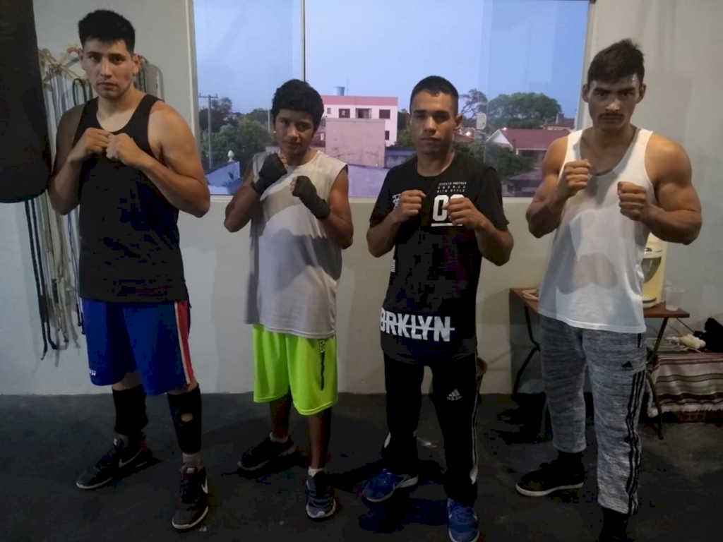 Divulgação - Lúcio Lemos, Vitor da Silva, Adriano Adunai e Raul Mattos - Camargo Boxe