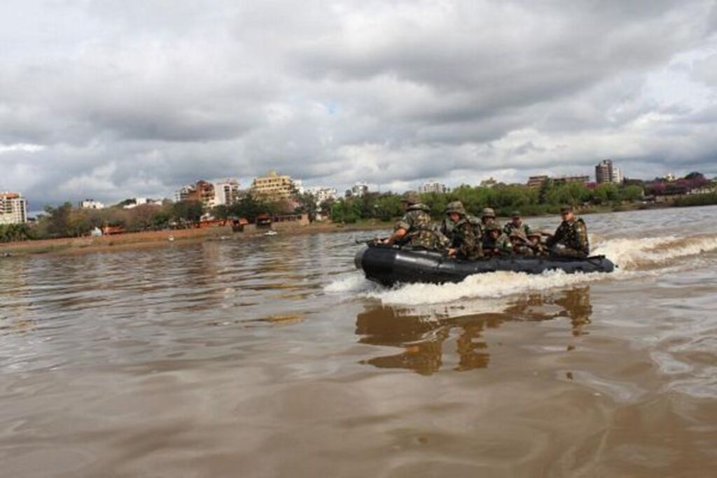 Exército Brasileiro realiza mais uma fase da Operação Fronteira Sul