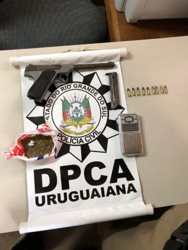 DPCA apreende arma, drogas e munições