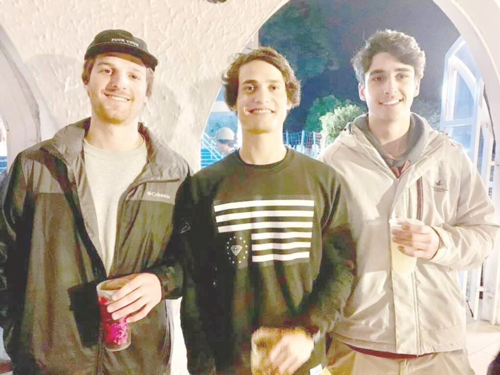 Marcos Pintos - Pedro Magalhães, Felipe Dalmazo e Santiago Lindner, pelas lentes da coluna, no b'day de Flavinha Bordin