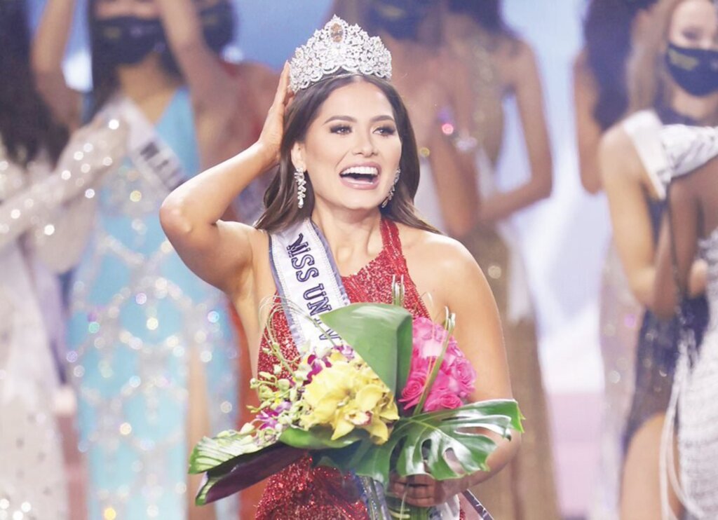 Rodrigo Varela/Especial FS - A mexicana Andrea Meza, coroada Miss Universo 2020 (o concurso não ocorreu ano passado devido à pandemia)