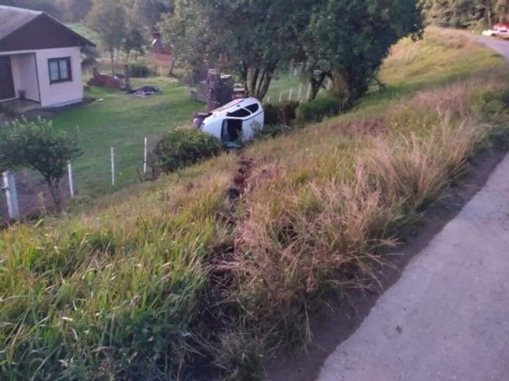 Divulgação/PC - Acidente aconteceu no local conhecido como ?curva da morte? na RS 122