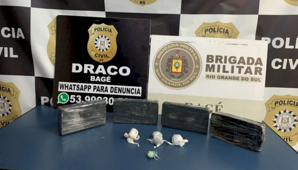 Polícia prende duas pessoas por tráfico