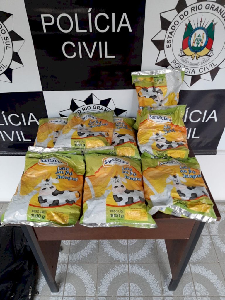 Polícia recupera parte de alimentos furtados