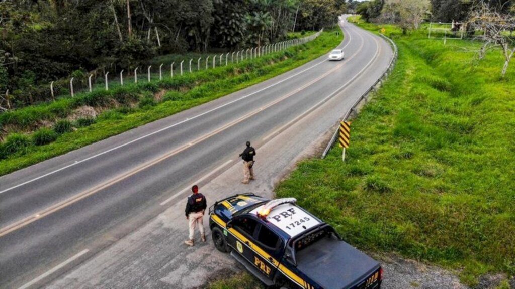 Divulgação/PRF - Atenção será redobrada em locais que mais ocorrem acidentes