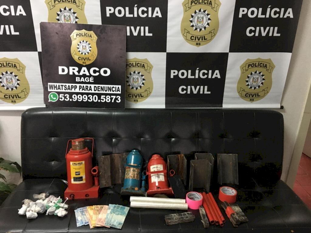 Policiais de Bagé atuam no combate ao tráfico