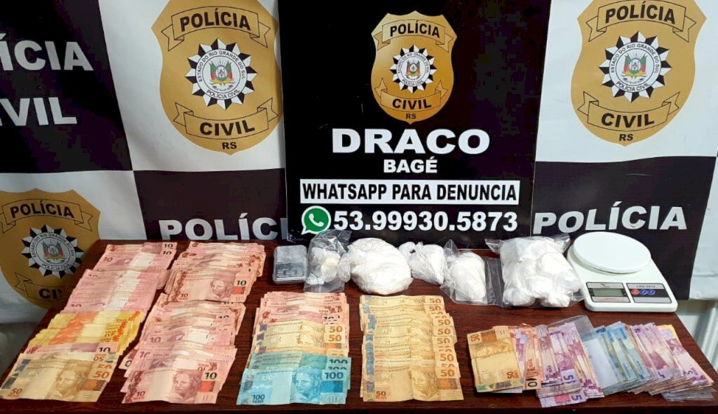 Polícia prende dois no Santa Flora por tráfico de drogas