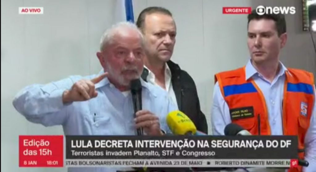 Lula decreta intervenção federal