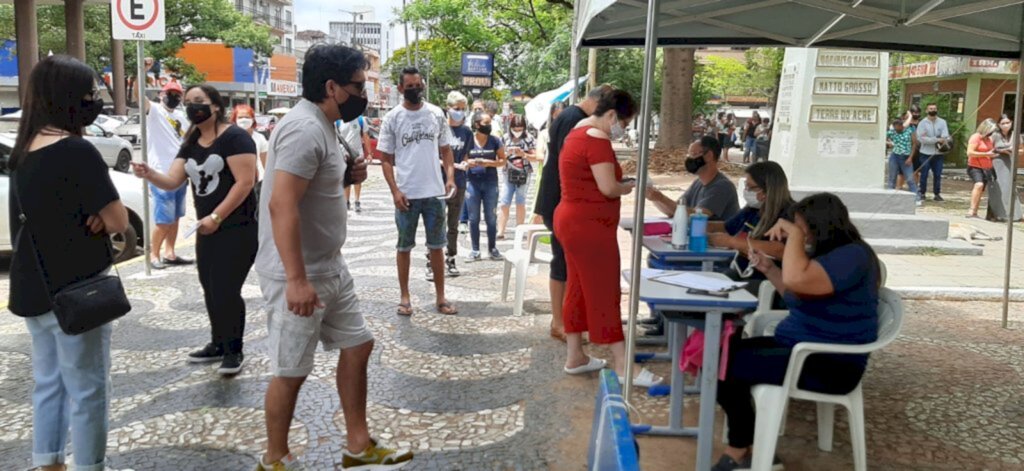 Saúde mantém testagem na praça