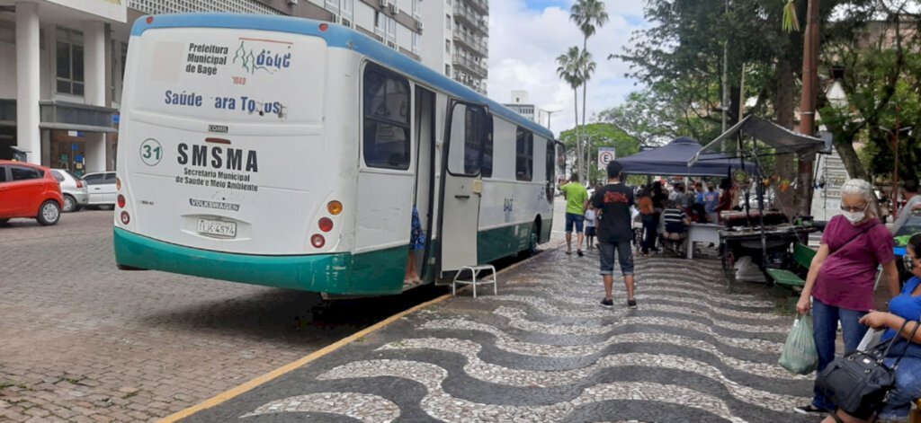 Bagé terá unidade móvel neste sábado de vacinação