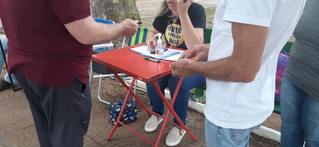 Márcia Sousa - Um dos pontos de coleta é a praça da Estação