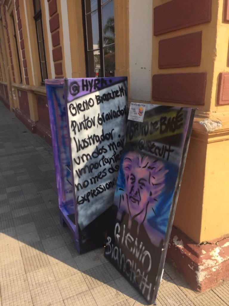 Geloteca é alvo de vandalismo