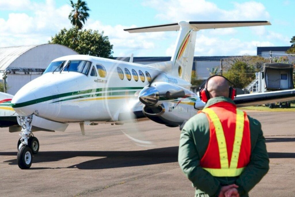 Aeronaves da Civil e da BM transportam vacinas