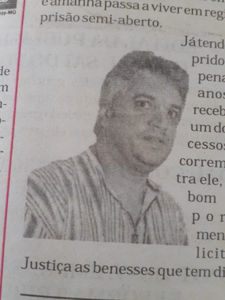 Reprodução FS - Recorte de jornal sobre a história de Brito