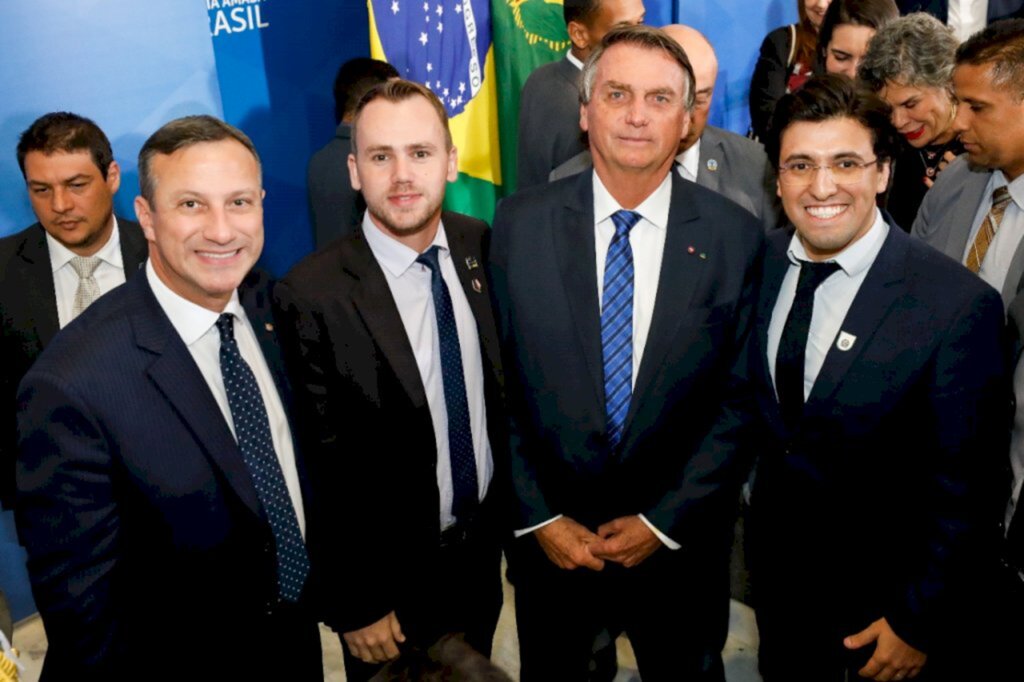 Divulgação - Sanderson, Kappes, Bolsonaro e Augusto