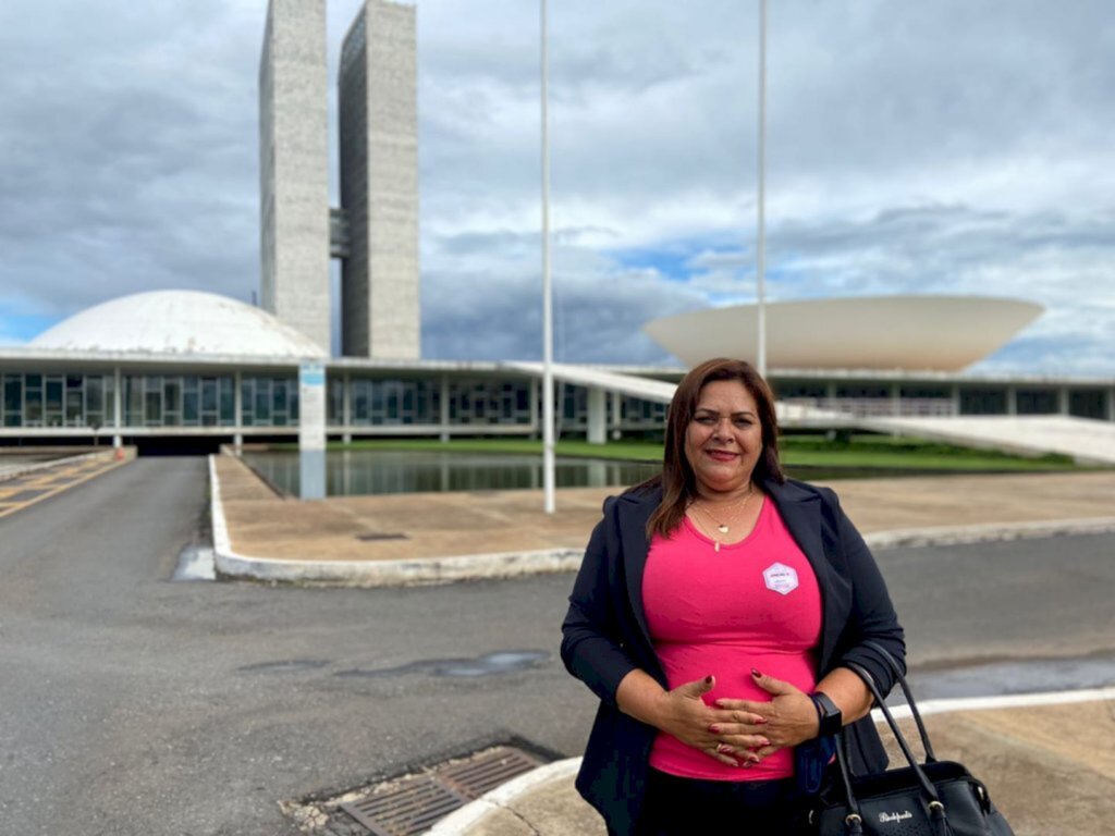 Divulgação - Cláudia Messias participou de audiências nos gabinetes  do poder em Brasília