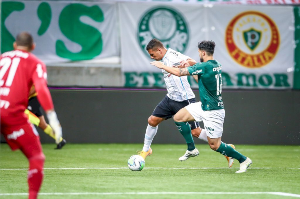 Fora de casa, Grêmio empata com o Palmeiras