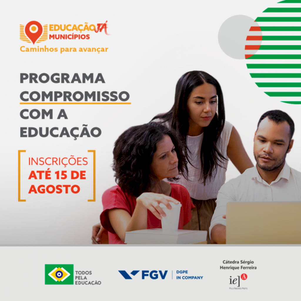 Abertas inscrições para Programa Compromisso com a Educação