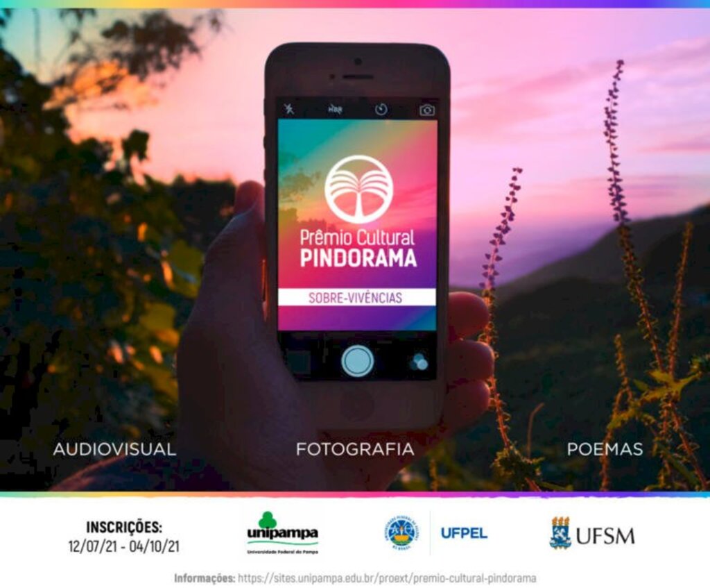 UFSM, Unipampa e UFPel recebem inscrições para o 1º Prêmio Cultural Pindorama