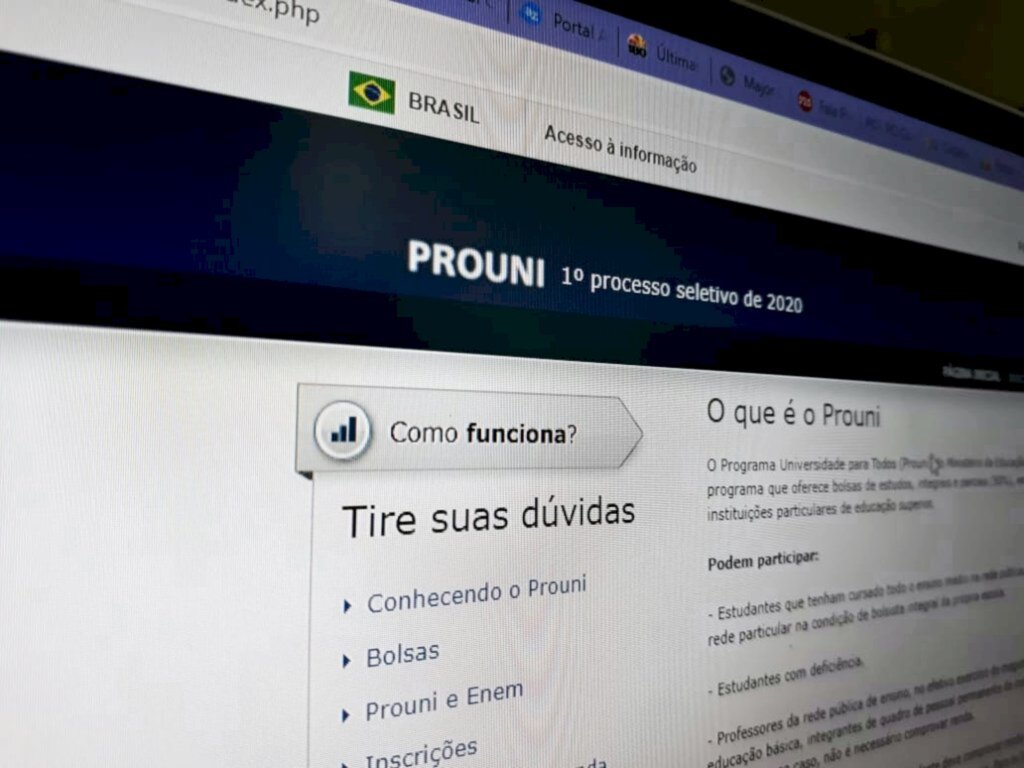 Prouni ofertará 162.022 bolsas para a primeira seleção de 2021