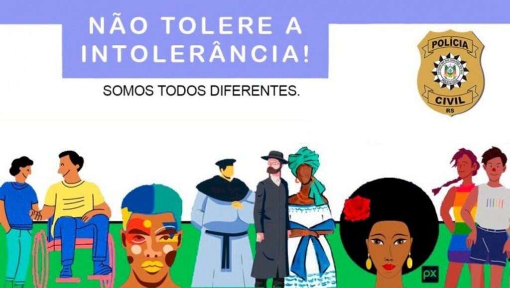 Polícia Civil lança campanha contra crimes de intolerância