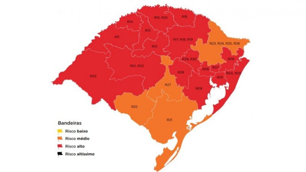 Depois de oito semanas, Cachoeira retorna à bandeira laranja