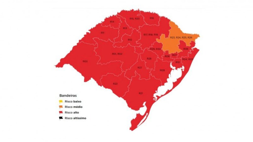 Cachoeira segue em bandeira vermelha