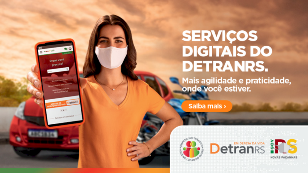 DetranRS apresenta documentos e serviços digitais em nova campanha