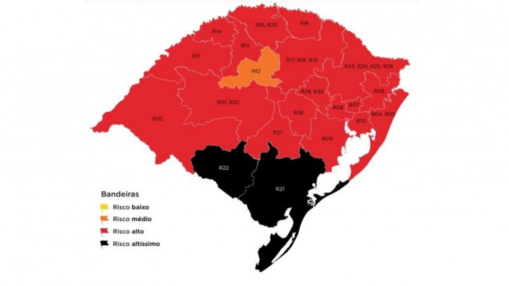 Cachoeira segue em bandeira vermelha