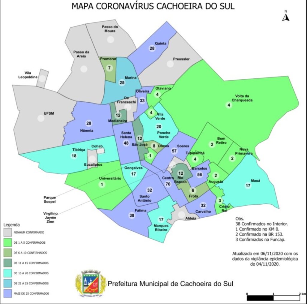 Cachoeira tem 681 casos confirmados