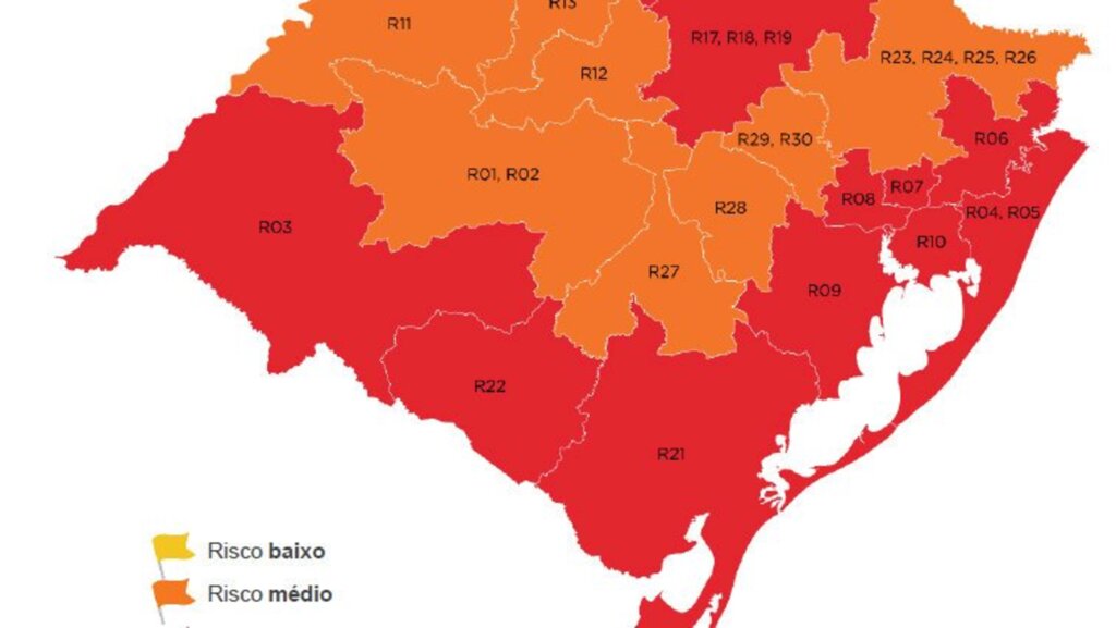 Cachoeira do Sul permanece em bandeira laranja por mais uma semana