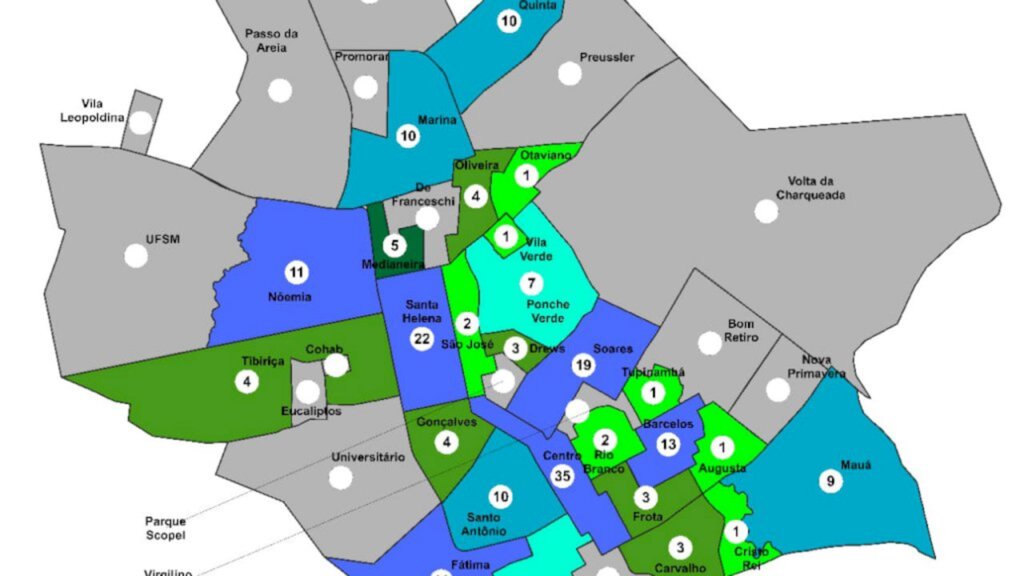 Prefeitura divulga novo mapa dos casos de covid-19