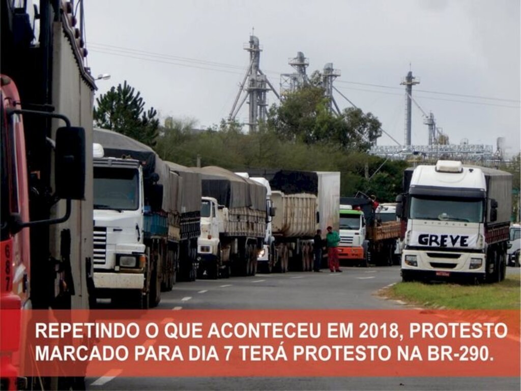 Caminhoneiros prometem para após feriadão de 7 de setembro