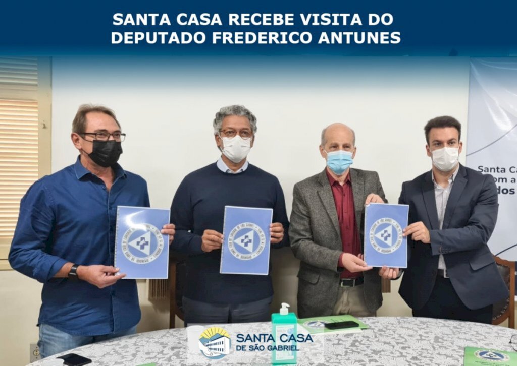 Santa Casa recebe visita do Deputado Frederico Antunes