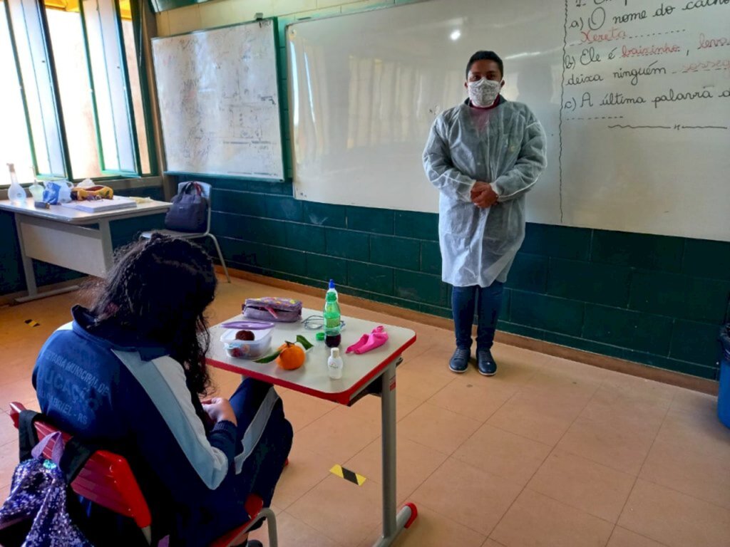 Com rígido protocolo, São Gabriel retoma as aulas presenciais no sistema híbrido