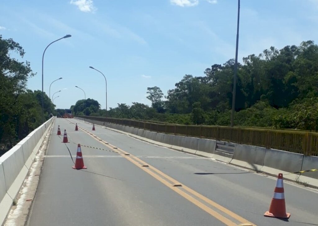 Ponte do Fandango em Cachoeira do Sul é totalmente interditada